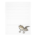 Cartoon Bearded Dragon / Rankin Dragon Letterhead Template