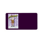 Cartoon Believe in Santa Claus! Merry Christmas! Personalized Address Label