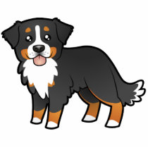 Cartoon Bernese Mountain Dog Photo Cutouts