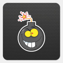 Cartoon Bomb; Sleek Stickers