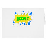 Cartoon BOOM by Chillee Wilson Greeting Card