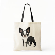 Cartoon Boston Terrier Bag