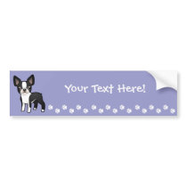 Cartoon Boston Terrier