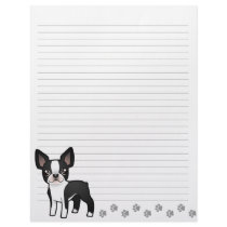 Cartoon Boston Terrier
