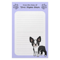 Cartoon Boston Terrier