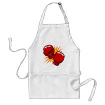 Cartoon Boxing Gloves Apron