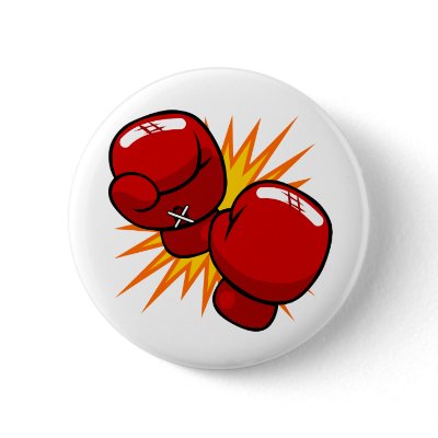 Cartoon Boxing Gloves Buttons by RandomGames