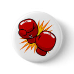 Cartoon Boxing Gloves buttons