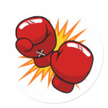 Cartoon Boxing Gloves stickers