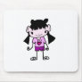 cartoon boy and girl  collection mouse mats