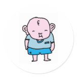 cartoon boy and girl  collection sticker