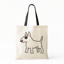 Cartoon Bull Terrier Canvas Bag
