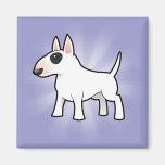 Cartoon Bull Terrier Refrigerator Magnet