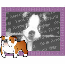 Cartoon Bulldog Photo Frame