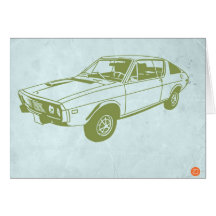 Cartoon Car 2 Cards
