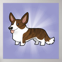 Cartoon Cardigan Welsh Corgi
