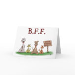 Cartoon Cards: Best Friends Forever