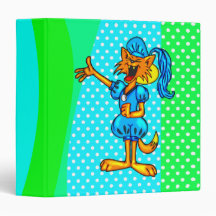Cartoon Cat Romeo Avery Binder
