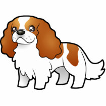 Cartoon Cavalier King Charles Spaniel
