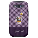 Cartoon Caveman; Purple Galaxy SIII Cases