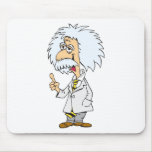 Cartoon character professor mousepads