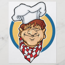 Cartoon Chef Full Colour Flyer