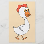 Cartoon Chicken. Custom Flyer