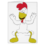 Cartoon Chicken Dance Greeting Cards
