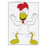 Cartoon Chicken Dance Greeting Cards