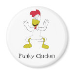Cartoon Chicken Dance Fridge Magnet