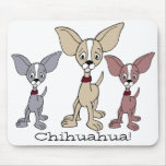 Cartoon Chihuahua 302 01Ab Mouse Mats