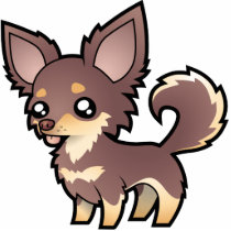 Cartoon Chihuahua (long coat)