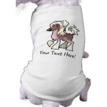 Cartoon Chinese Crested (hairless) Doggie Shirt