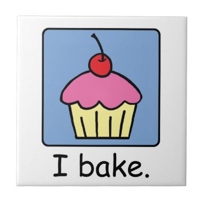 Cartoon Clip Art Cupcake Dessert Pink Frosting Tiles by kidsclipart
