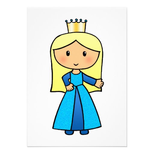 Blonde Princess Cartoon