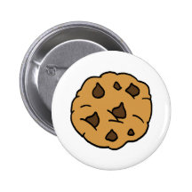 Cartoon Clipart HUGE Chocolate Chip Cookie Dessert Pins