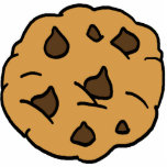 Cartoon Clipart HUGE Chocolate Chip Cookie Dessert