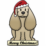 Cartoon Cocker Spaniel Christmas Ornament photo sculptures