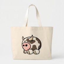 Cartoon Cow Bag
