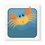 Cartoon Crab Refrigerator Magnet