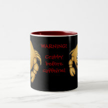 Cartoon Crab mug.