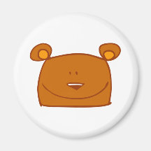 cartoon cute animals - bear refrigerator magnet