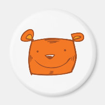 cartoon cute animals - tiger magnet