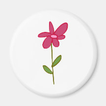cartoon cute flower magnets
