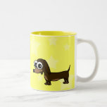 Cartoon Dachshund Coffee Mug