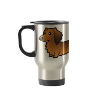 Cartoon Dachshund (longhair) Mug