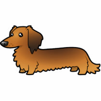Cartoon Dachshund (longhair)