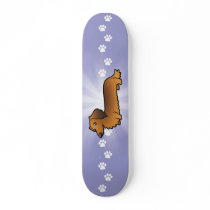 Cartoon Dachshund (longhair)