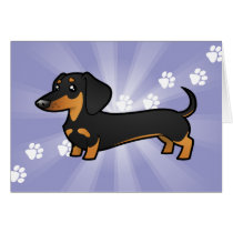 Cartoon Dachshund (smooth coat)