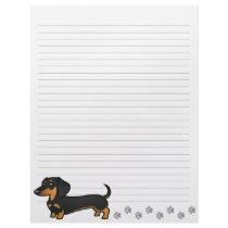 Cartoon Dachshund (smooth coat)